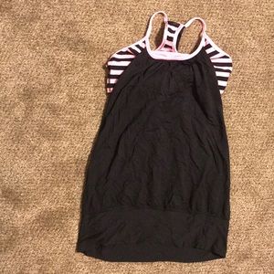 Lululemon no limits tank with built in bra